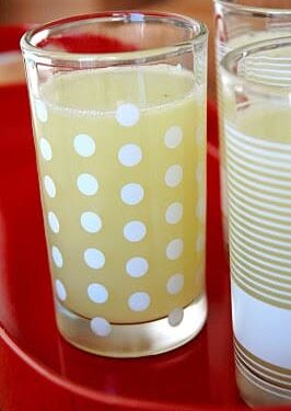 Apéritif : Citronnade gingembre