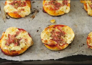 Recette facile : mini-pizzas