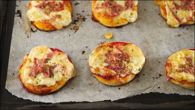 Recette facile : mini-pizzas