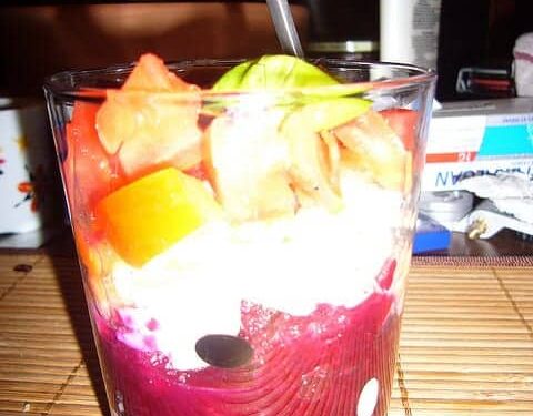 Verrine fraise-banane