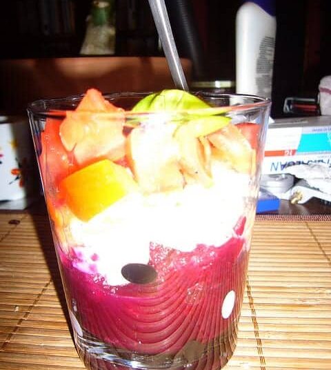 Verrine fraise-banane