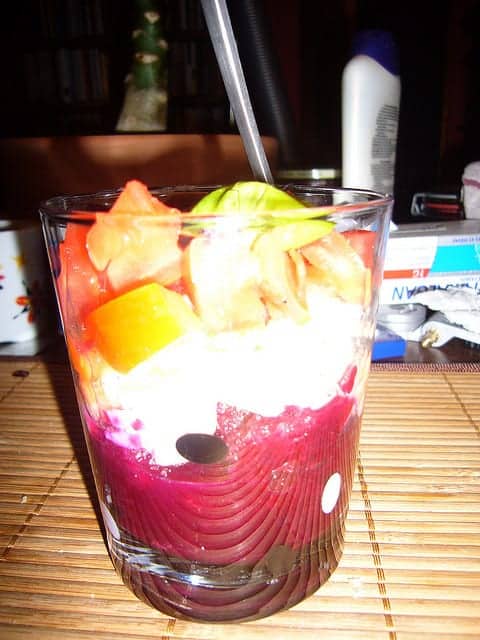 Verrine fraise-banane