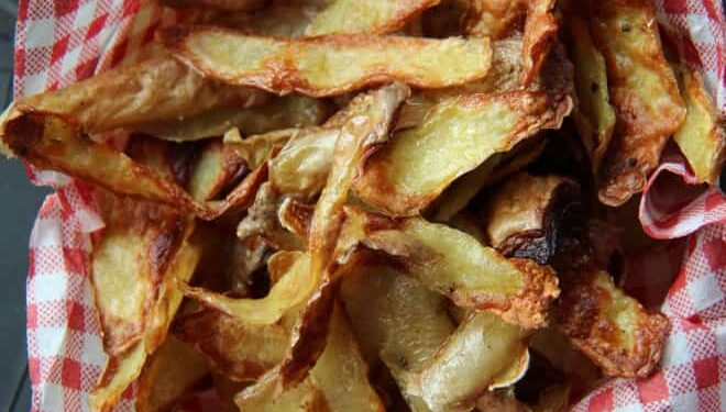 Chips d'épluchures de pomme de terre