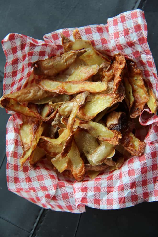 Chips d'épluchures de pomme de terre