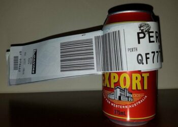 Un bagage à mettre en soute ? Oui, une bière…