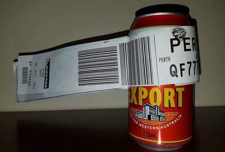 Un bagage à mettre en soute ? Oui, une bière…