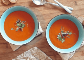 Soupe crémeuse aux tomates