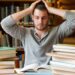 Jeune homme stressé échec universitaire que faire