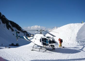 La première expérience d’Héli-Skiing d’un homme tourne au vinaigre…