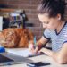 jeune fille écrit concilier travail et études