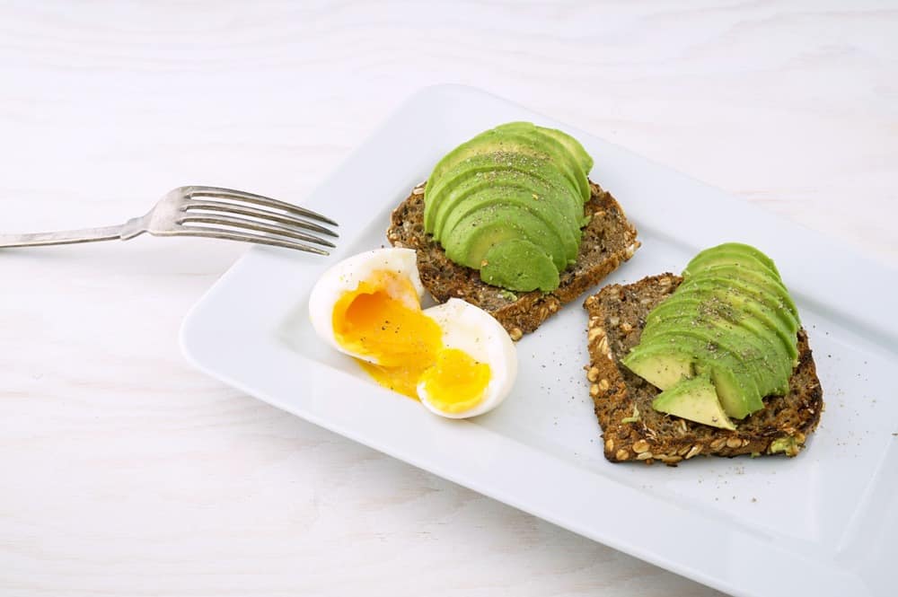 Tartine œuf avocat