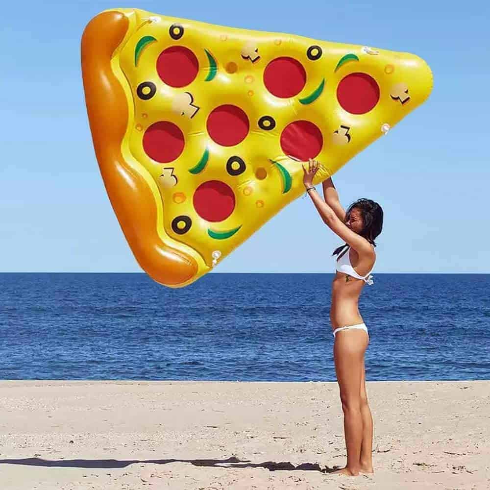 bouées de piscine les plus cools pizza