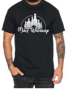 t-shirt Malt Whiskey noir pour homme