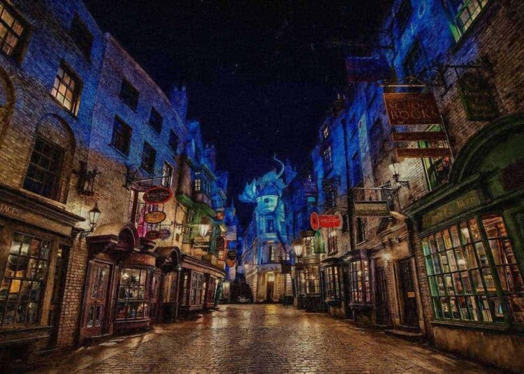 rue magasins accessoires fans Harry Potter