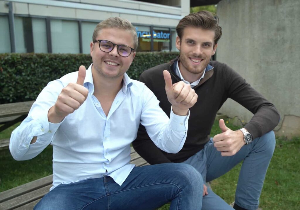 étudiant entrepreneur belge Fline