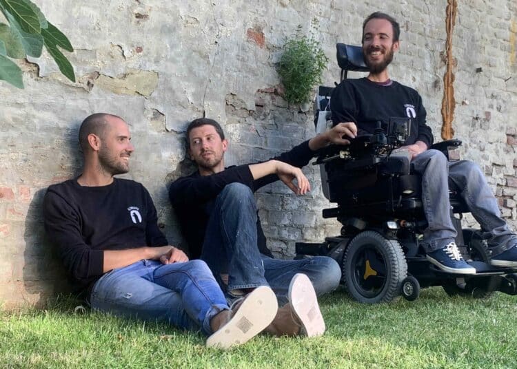 équipe étudiants entrepreneurs belges de la start-up Flemmard