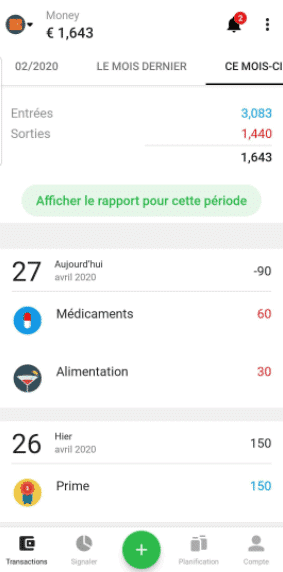 meilleures applications gratuites pour suivre ton budget Money Lover