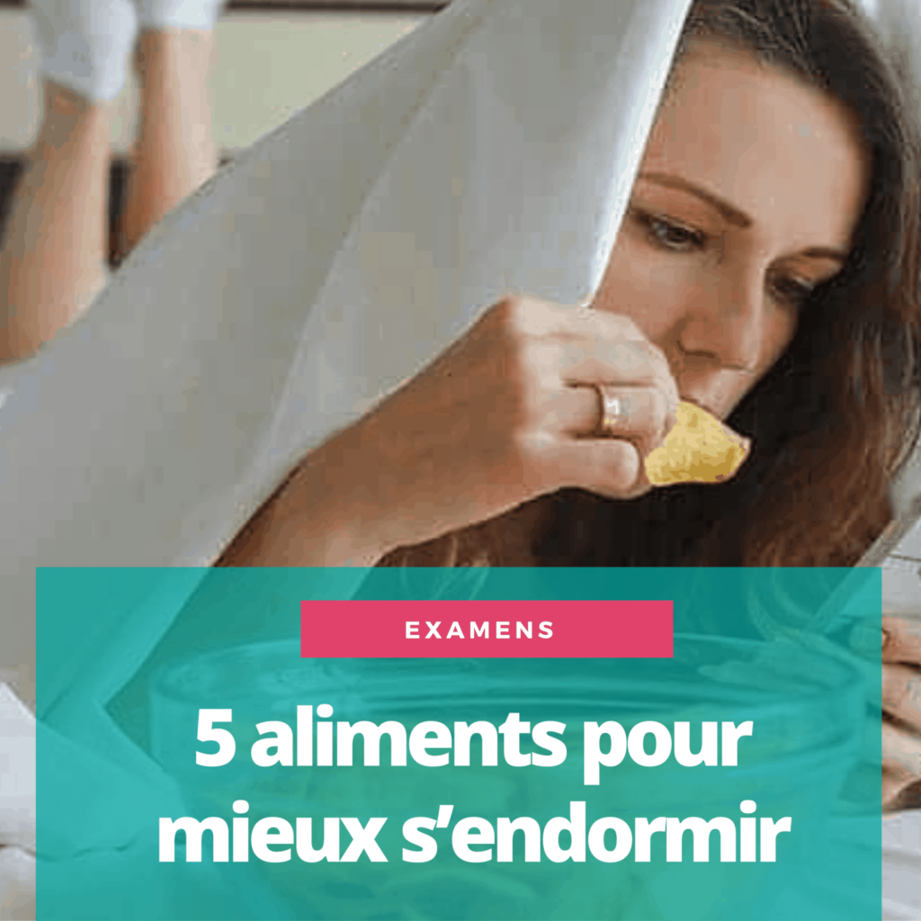 5 aliments pour mieux s'endormir