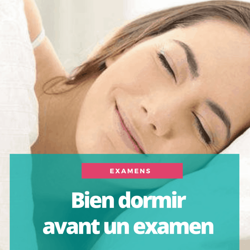 comment bien dormir avant un examen