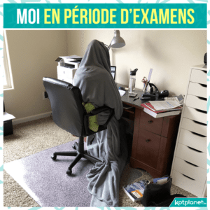 Moi en periode examens