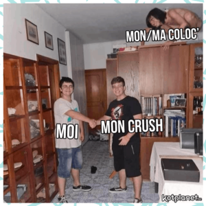 Coloc guette mon crush