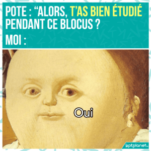 meme bien bosse pour ce blocus