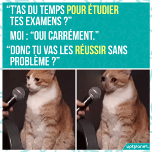 meme du temps pour tes exams donc ca ira