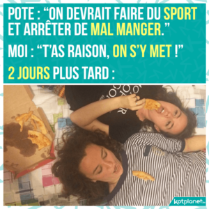 meme faire du sport et arreter de mal manger