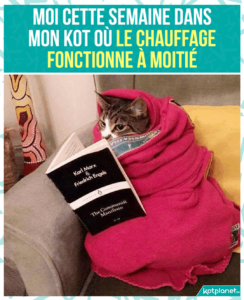 meme froid dans mon kot chauffage nul