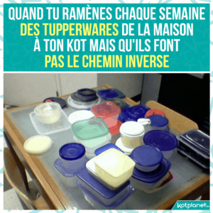 meme tu ramenes tupperware