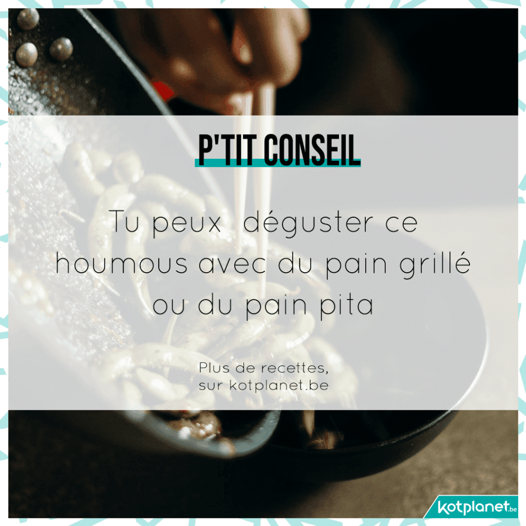 conseil houmous petits pois