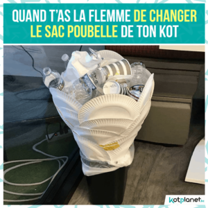 meme flemme changer sac poubelle