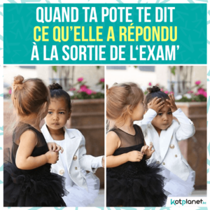meme pote te dit ce qu'elle a repondu