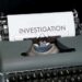 unsplash - Markus Winkler - machine à écrire avec écrit investigation - Top 5 des thrillers à voir quand on vit seul en kot