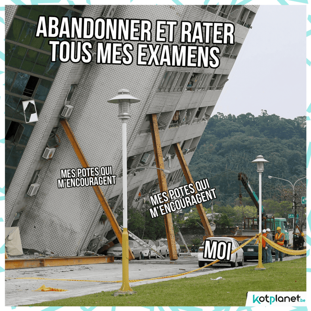 meme soutien potes examens