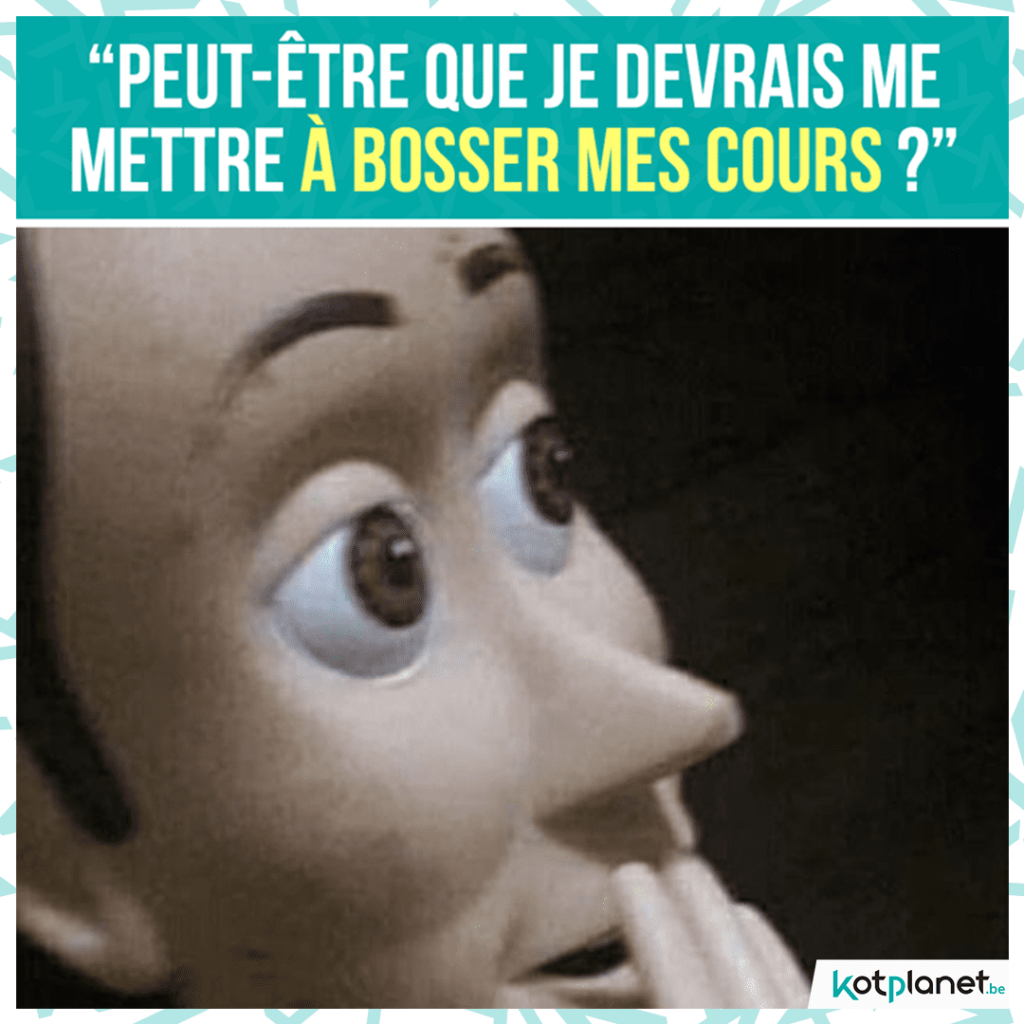 meme et si je bossais mes cours