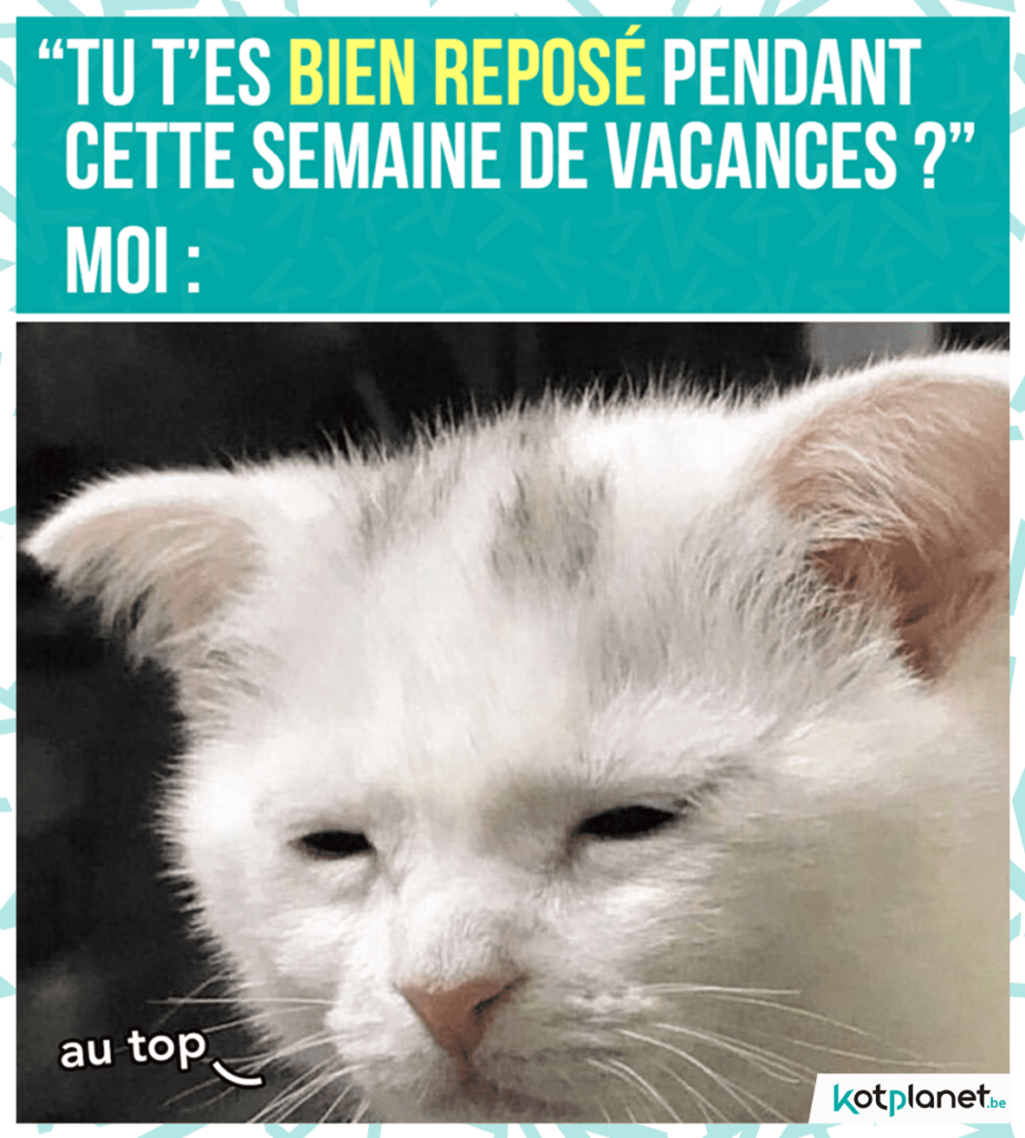 meme bien repose apres vacances