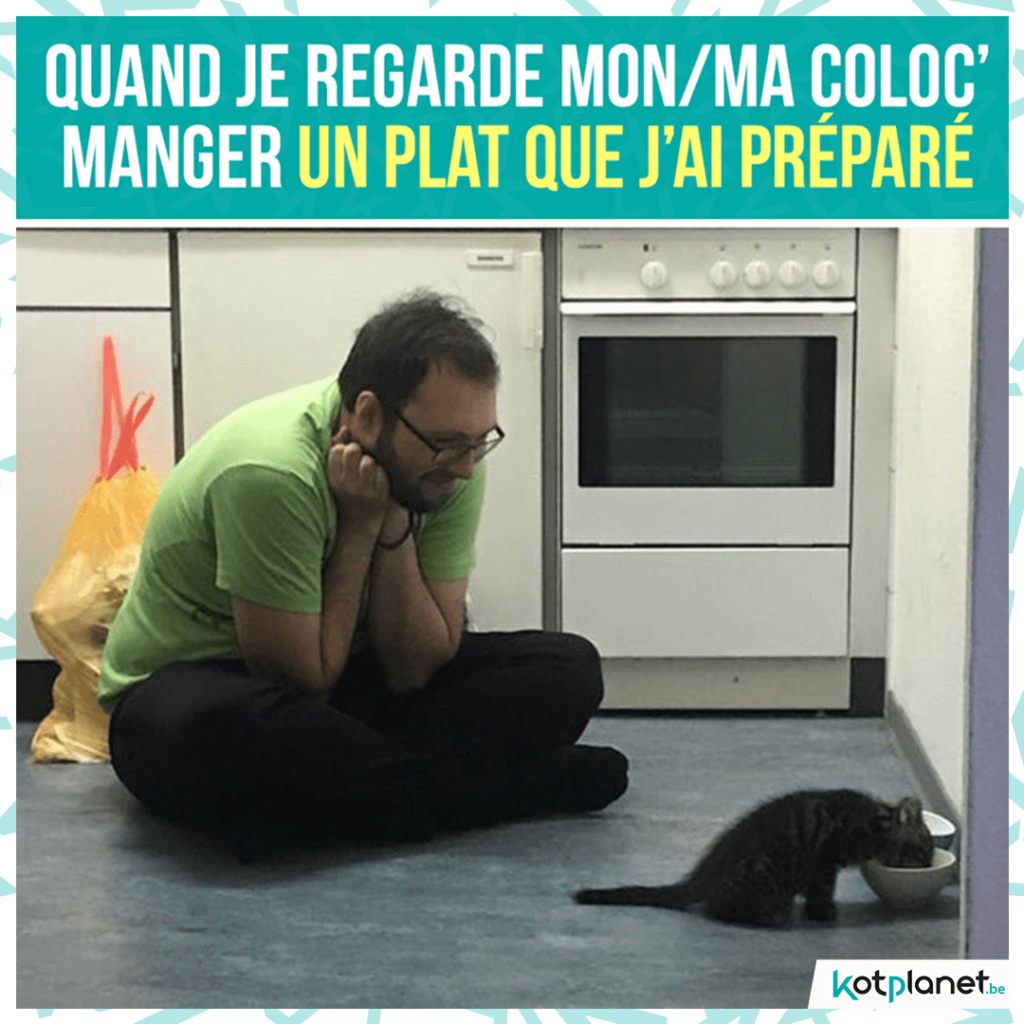 meme regarde coloc manger