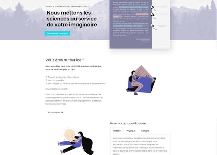 Jeune entrepreneur belge : la start-up Unblur, les sciences au service de l’imaginaire.