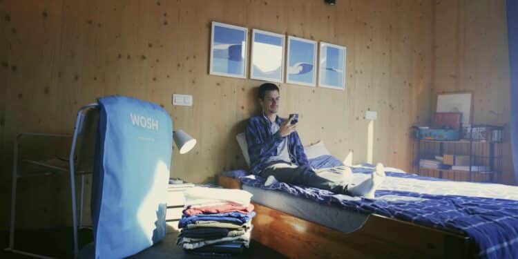 Étudiant entrepreneur belge : la start-up WOSH et son app de nettoyage à sec !