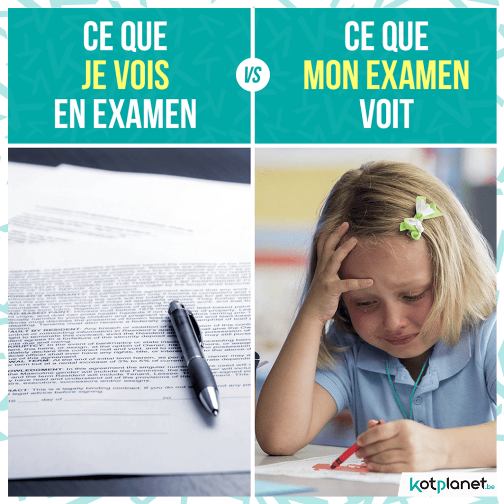 meme ce que examen voit ce que je vois vs