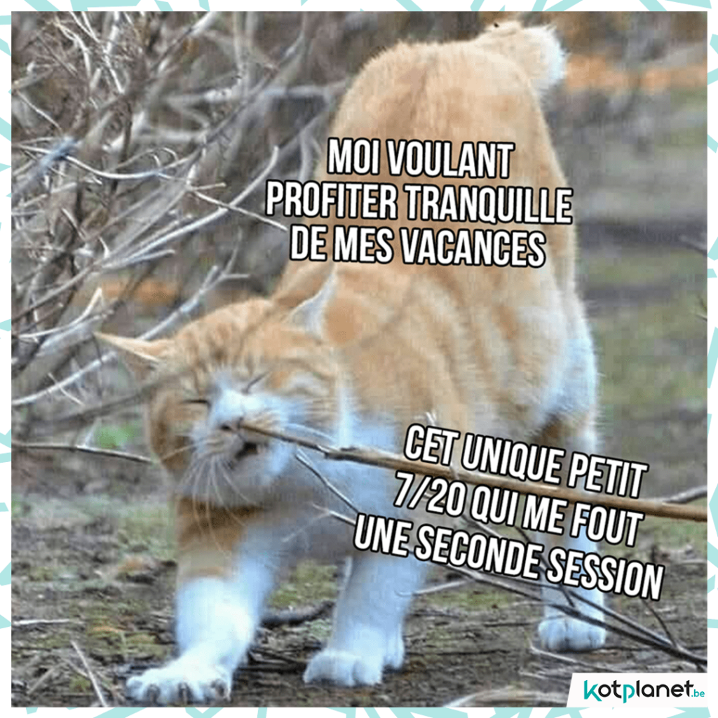 meme profiter vacances mais seconde sess