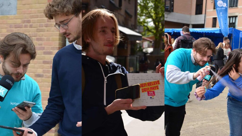 Kotplanet-Défi relevé, défi payé, les moments fort du Campus Bip Challenge de Louvain-la-Neuve