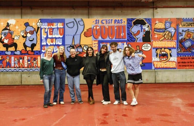 @SudInfo - Nouvelle fresque à la Jefke. - E.G.