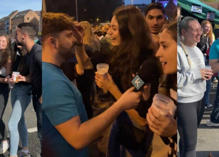 Kotplanet-Kotplanet aux 24 Heures vélo de Louvain-la-neuve les étudiants au micro