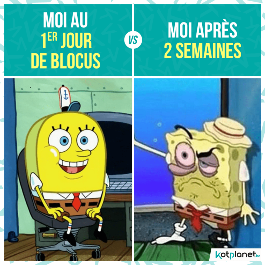 meme blocus 1er jour vs fin