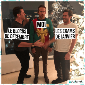 meme blocus janvier examen