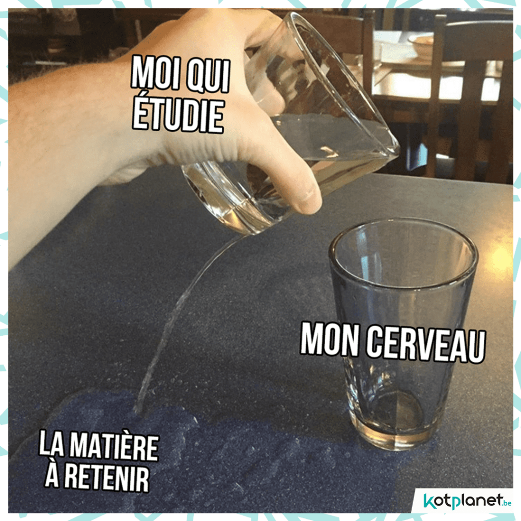 meme moi qui etudie mon cerveau verre