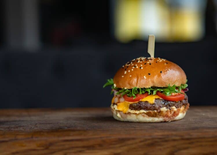 Le délicieux cheeseburger maison pour étudiants