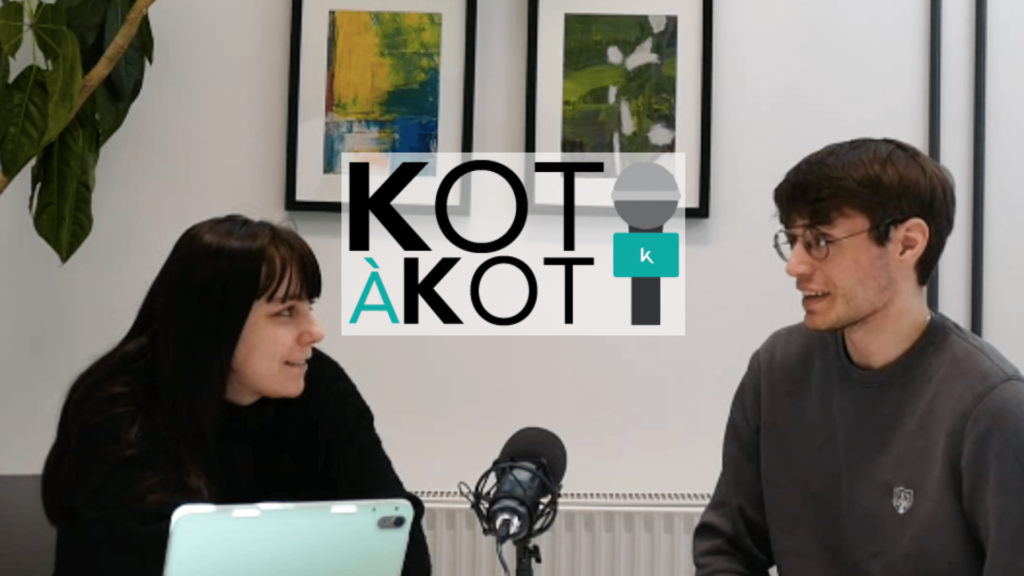 Kotplanet - étudiants qui discutent -L’épisode 12 de Kot à Kot devenir étudiant entrepreneur, on en discute avec le vice-président de l’Ustart